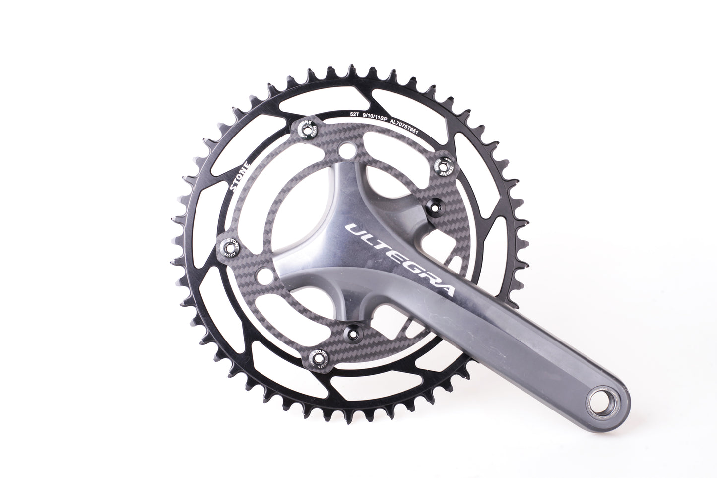 Stone 1x Narrow Wide Carbon Chainring 110 BCD 4 Bolt