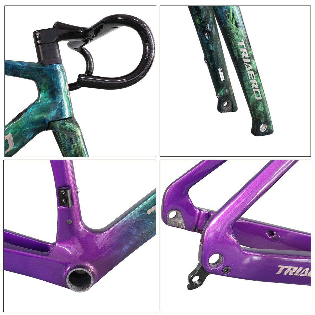 ICAN TRIAERO A9 Aero Disc Brake Carbon Frameset