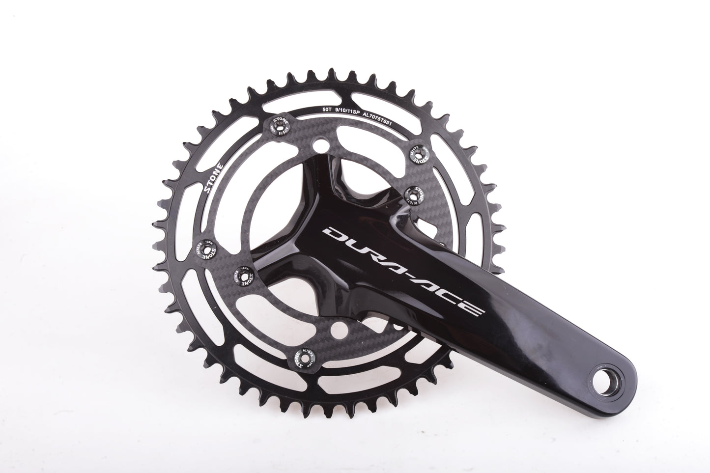 Stone 1x Narrow Wide Carbon Chainring 110 BCD 4 Bolt