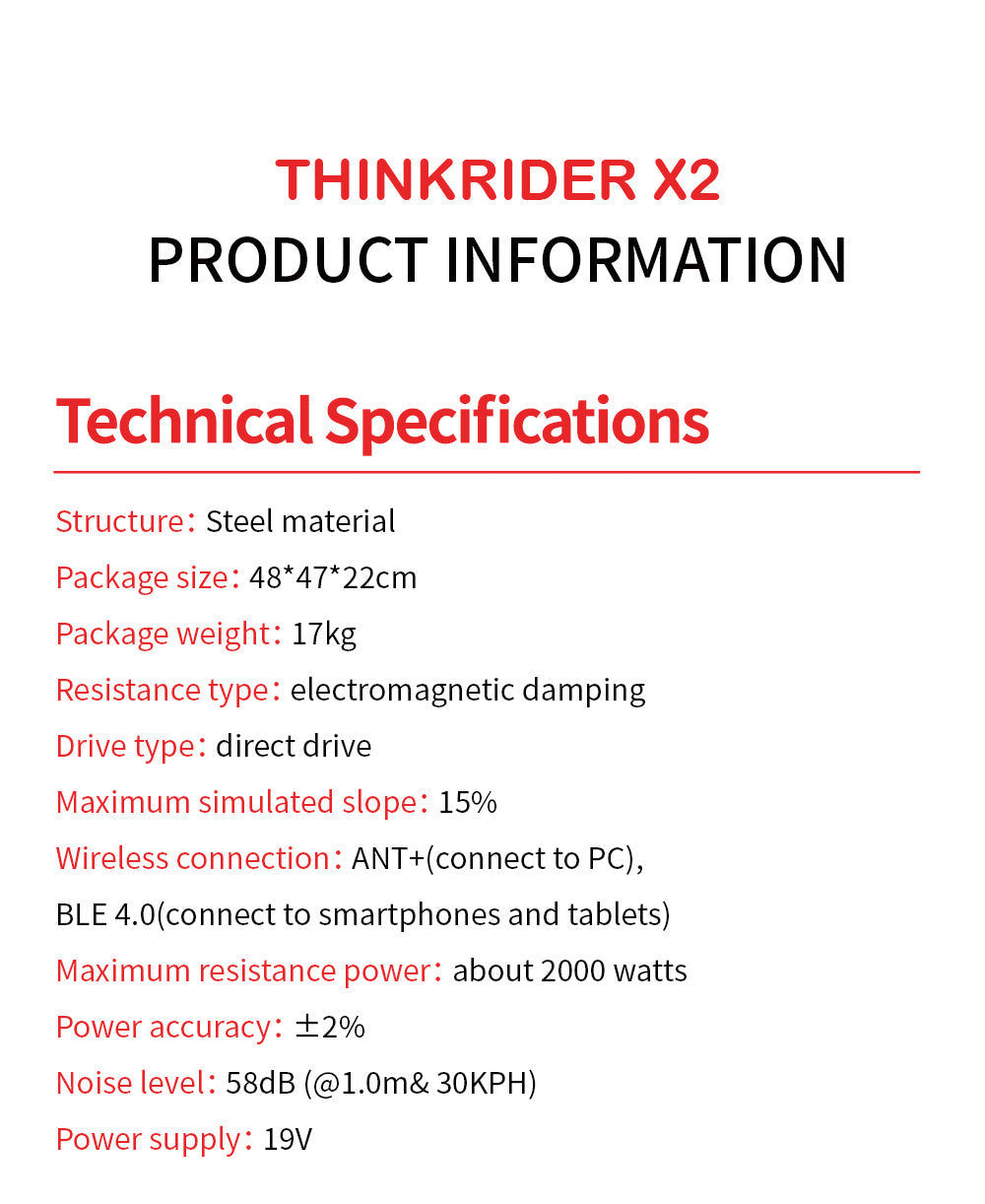 THINKRIDER-X2 Smart Power Trainer