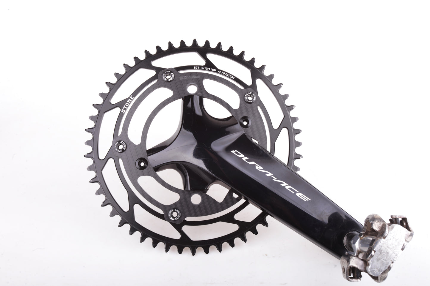 Stone 1x Narrow Wide Carbon Chainring 110 BCD 4 Bolt
