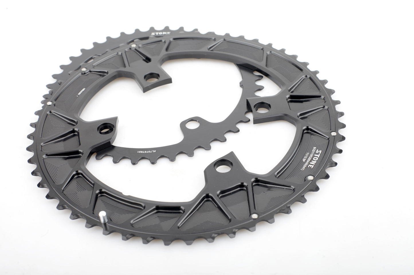 STONE 2x Chainrings 110 BCD 4 Bolt