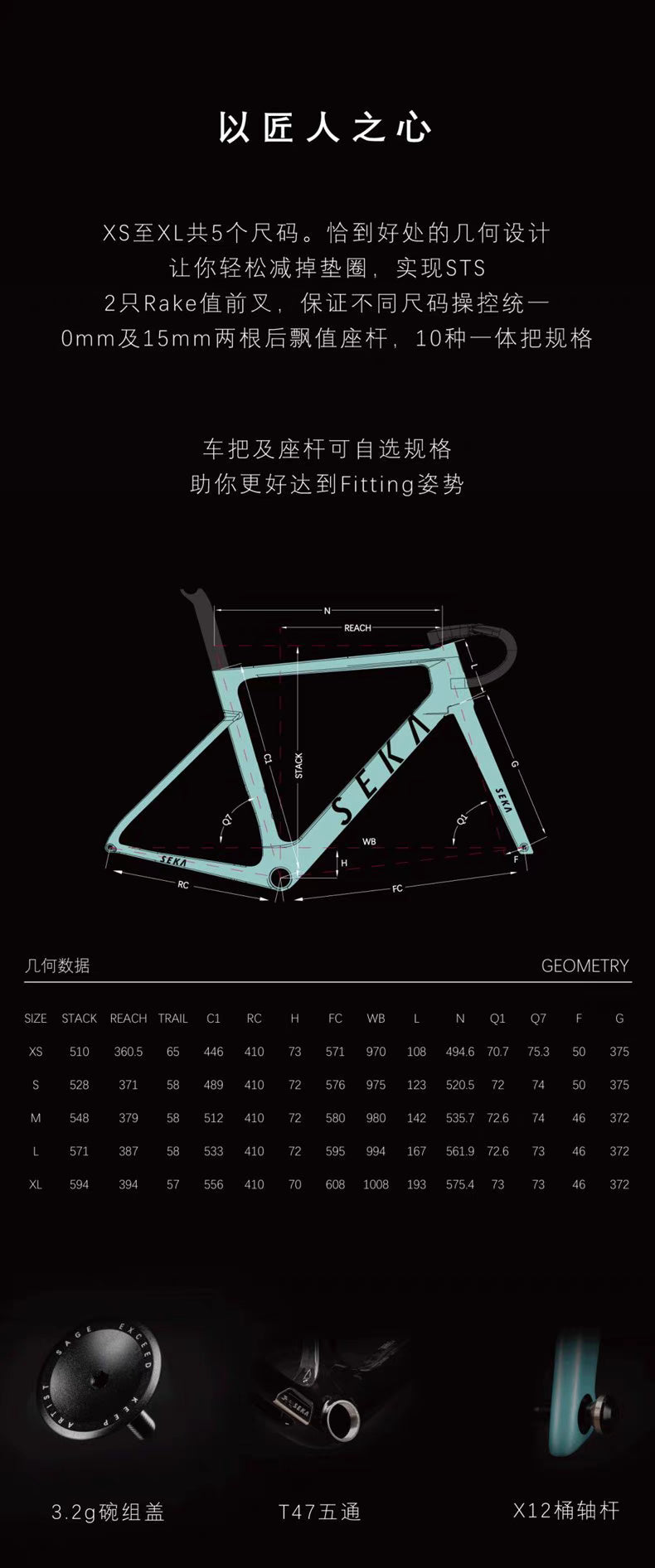 SEKA EXCEED RDC FRAMESET
