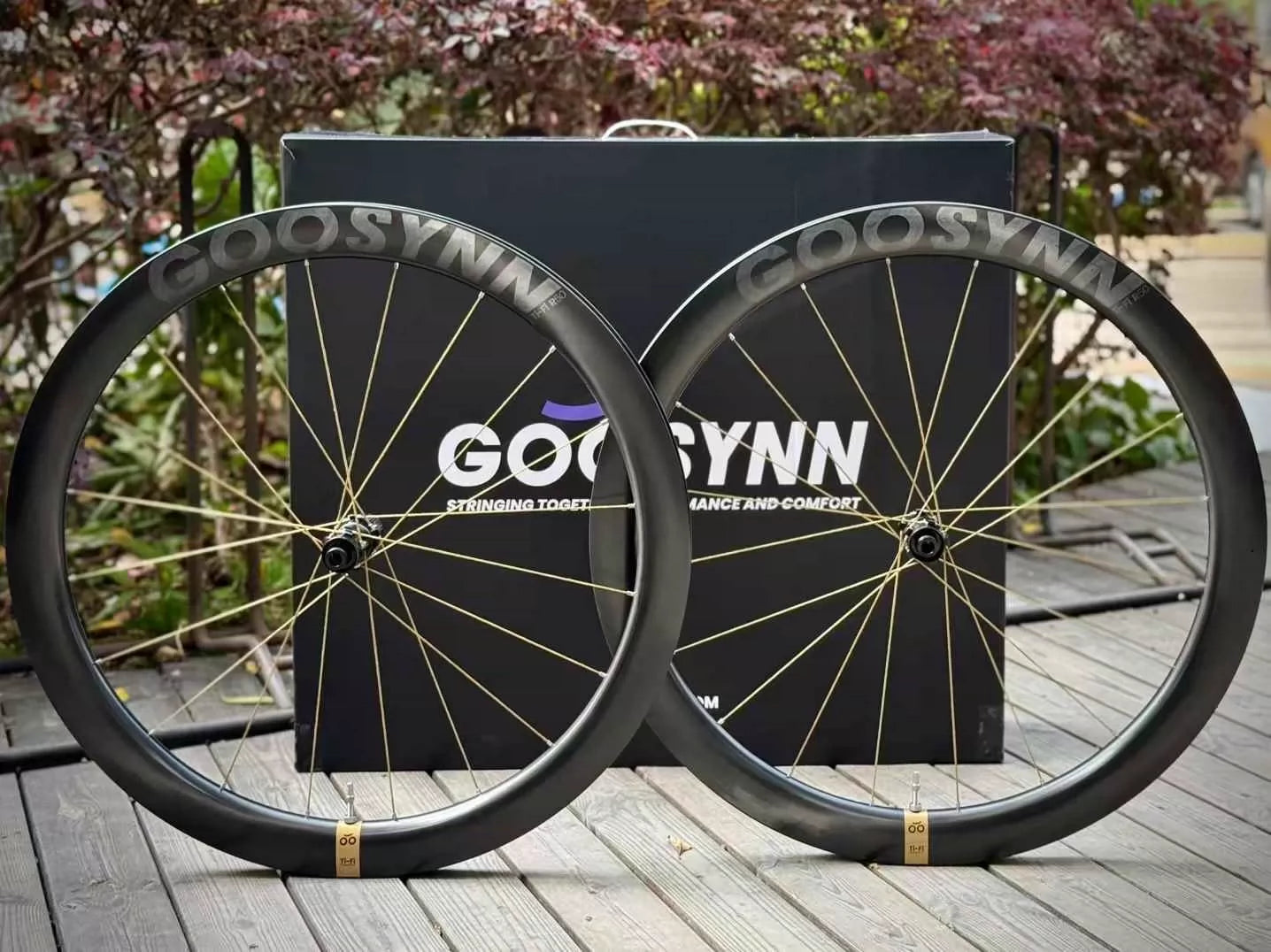 GOOSYNN Ti-Fi Titanium Fiber Spoke Wheelset