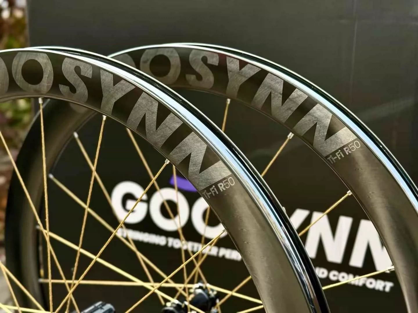 GOOSYNN Ti-Fi Titanium Fiber Spoke Wheelset