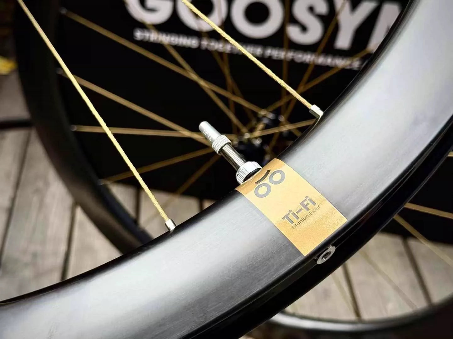 GOOSYNN Ti-Fi Titanium Fiber Spoke Wheelset