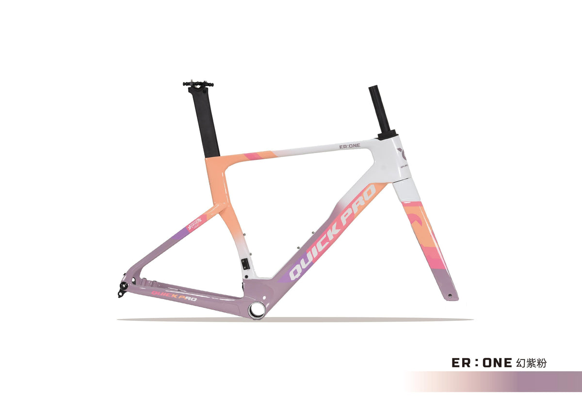 quick pro launches three new frames for 2026! Images... QUICK PRO ER:ONE AERO FRAMESET – CycleGears