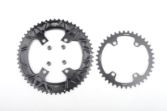 STONE 2x Chainrings 110 BCD 4 Bolt