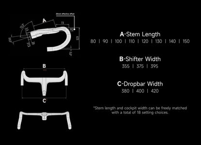 Incolor Aerowav Integrated Handlebar